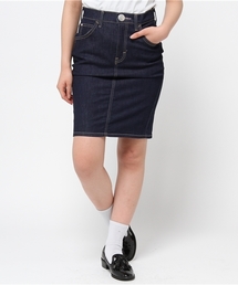 earth music&ecology | 【Lee×earth】ペンシルスカート(デニムスカート)