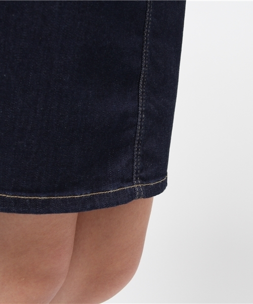 earth music&ecology（アースミュージックアンドエコロジー）の「【Lee×earth】ペンシルスカート（デニムスカート・レディース・ホワイト/インディゴブルー・X-SMALL/SMALL/MEDIUM）」の9枚目の写真