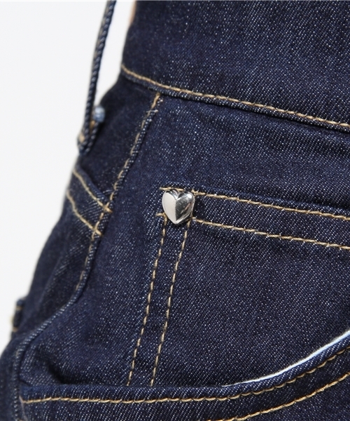 earth music&ecology（アースミュージックアンドエコロジー）の「【Lee×earth】ペンシルスカート（デニムスカート・レディース・ホワイト/インディゴブルー・X-SMALL/SMALL/MEDIUM）」の12枚目の写真