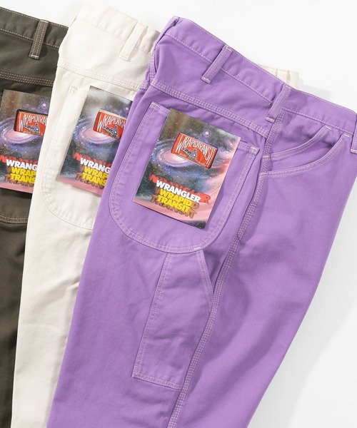 Wrangler（ラングラー）の「【Wrangler/ラングラー】PAINTER カラーペインターパンツ/スケーターパンツ/ルーズシルエット/カラーパンツ/【選べるマルチカラー】（デニムパンツ・メンズ・マスタード/アイボリー/ダークブルー/パープル/レッド/グリーン/ダークグリーン/ブラック/レッド系その他/ブラウン・XS/S/M/L/XL）」の8枚目の写真