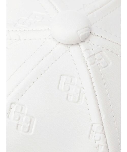 GYDA(ジェイダ)の「GG PATTERNエンボスキャップ(キャップ・レディース・オフホワイト/ブラック・FREE)」の14枚目の写真