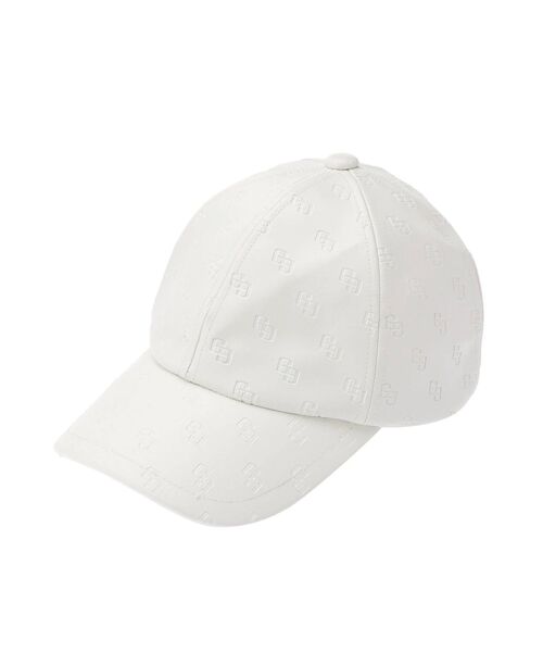 GYDA(ジェイダ)の「GG PATTERNエンボスキャップ(キャップ・レディース・オフホワイト/ブラック・FREE)」の17枚目の写真