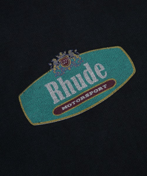 RHUDE（ルード）の「RACING CREST HOODIE（パーカー・メンズ・ブラック・M/L/XL）」の3枚目の写真