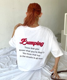 SHAGGIE | BUMPINGバック刺繍オーバーTEEシャツ(Tシャツ/カットソー)