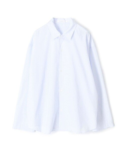 TOMORROWLAND （トゥモローランド）の「コットン ミリタリーシャツ（シャツ/ブラウス・レディース・ホワイト/ピンク系その他/ブルー系その他2/ブルー系その他3/ブルー系その他・FREE）」の4枚目の写真