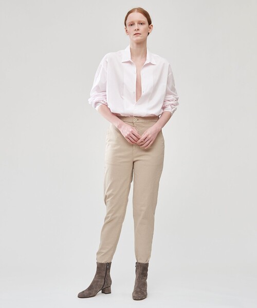 TOMORROWLAND （トゥモローランド）の「コットン ミリタリーシャツ（シャツ/ブラウス・レディース・ホワイト/ピンク系その他/ブルー系その他2/ブルー系その他3/ブルー系その他・FREE）」の6枚目の写真