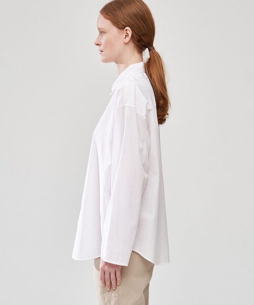 TOMORROWLAND （トゥモローランド）の「コットン ミリタリーシャツ（シャツ/ブラウス・レディース・ホワイト/ピンク系その他/ブルー系その他2/ブルー系その他3/ブルー系その他・FREE）」の8枚目の写真