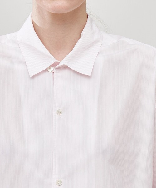 TOMORROWLAND （トゥモローランド）の「コットン ミリタリーシャツ（シャツ/ブラウス・レディース・ホワイト/ピンク系その他/ブルー系その他2/ブルー系その他3/ブルー系その他・FREE）」の11枚目の写真