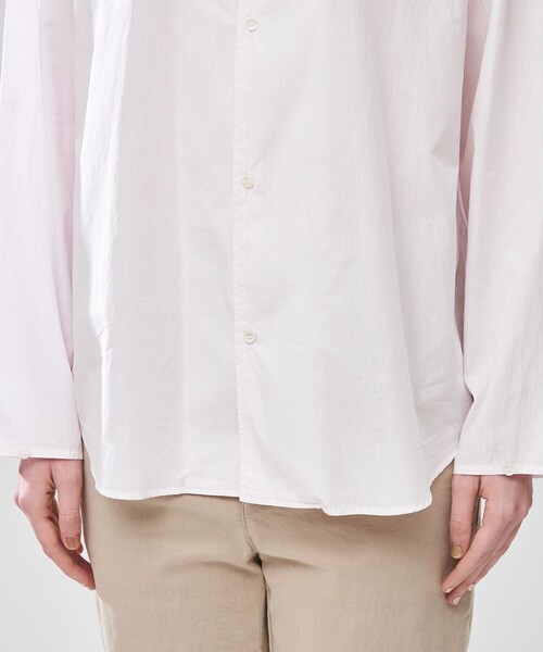 TOMORROWLAND （トゥモローランド）の「コットン ミリタリーシャツ（シャツ/ブラウス・レディース・ホワイト/ピンク系その他/ブルー系その他2/ブルー系その他3/ブルー系その他・FREE）」の13枚目の写真