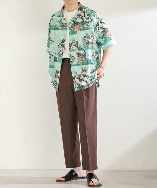 SENSE OF PLACE by URBAN RESEARCH（センスオブプレイスバイアーバンリサーチ）の「『別注』『ユニセックス』グラフィックアートシャツB（シャツ/ブラウス・メンズ・ミント・LARGE/MEDIUM）」の15枚目の写真