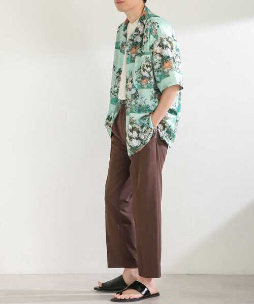 SENSE OF PLACE by URBAN RESEARCH（センスオブプレイスバイアーバンリサーチ）の「『別注』『ユニセックス』グラフィックアートシャツB（シャツ/ブラウス・メンズ・ミント・LARGE/MEDIUM）」の14枚目の写真