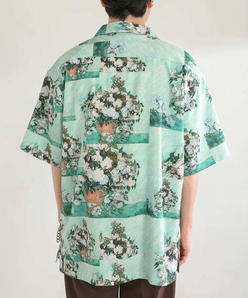 SENSE OF PLACE by URBAN RESEARCH（センスオブプレイスバイアーバンリサーチ）の「『別注』『ユニセックス』グラフィックアートシャツB（シャツ/ブラウス・メンズ・ミント・LARGE/MEDIUM）」の19枚目の写真