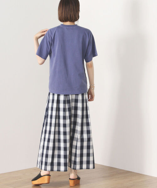 BEAMS HEART（ビームスハート）の「BEAMS HEART / カラフル プリント Tシャツ（Tシャツ/カットソー・レディース・オフホワイト/ブラック系その他4/ブルー・FREE）」の18枚目の写真