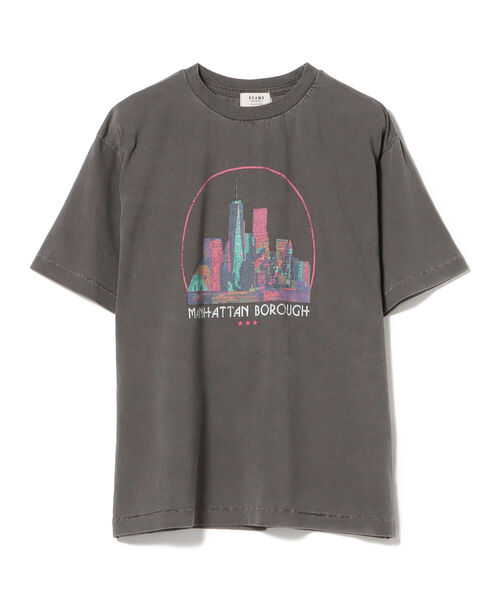 BEAMS HEART（ビームスハート）の「BEAMS HEART / カラフル プリント Tシャツ（Tシャツ/カットソー・レディース・オフホワイト/ブラック系その他4/ブルー・FREE）」の19枚目の写真