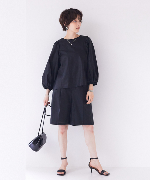 Rouge vif（ルージュヴィフ）の「【セットアップ対応】コーティングウォッシュパンツ（その他パンツ・レディース・チャコールグレー/ブラック・フリー）」の7枚目の写真