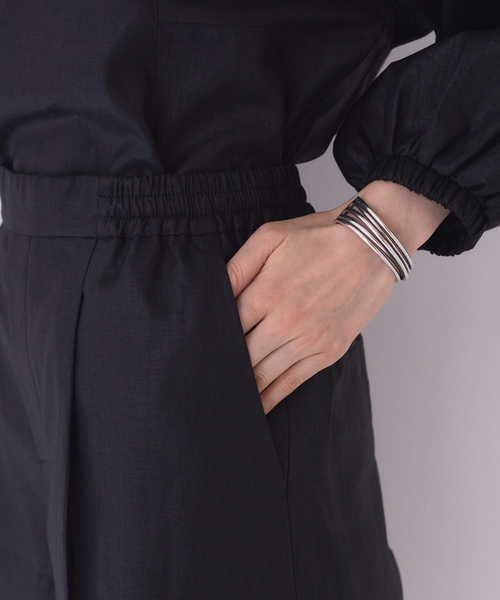 Rouge vif（ルージュヴィフ）の「【セットアップ対応】コーティングウォッシュパンツ（その他パンツ・レディース・チャコールグレー/ブラック・フリー）」の13枚目の写真