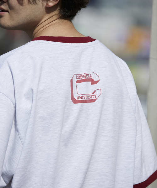 JOURNAL STANDARD relume(ジャーナルスタンダード レリューム)の「【CORNELL / コーネル】別注 カレッジプリントTシャツ 2(Tシャツ/カットソー・メンズ・ホワイト/ライトグレー/ネイビー/キャメル/バーガンディー・MEDIUM/LARGE)」の15枚目の写真