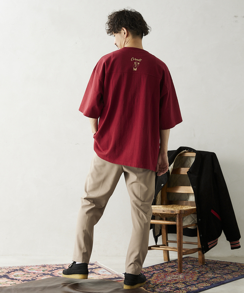 JOURNAL STANDARD relume(ジャーナルスタンダード レリューム)の「【CORNELL / コーネル】別注 カレッジプリントTシャツ 2(Tシャツ/カットソー・メンズ・ホワイト/ライトグレー/ネイビー/キャメル/バーガンディー・MEDIUM/LARGE)」の18枚目の写真