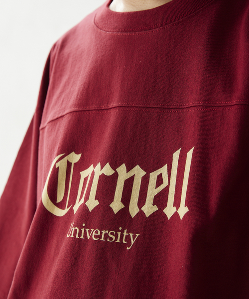 JOURNAL STANDARD relume(ジャーナルスタンダード レリューム)の「【CORNELL / コーネル】別注 カレッジプリントTシャツ 2(Tシャツ/カットソー・メンズ・ホワイト/ライトグレー/ネイビー/キャメル/バーガンディー・MEDIUM/LARGE)」の22枚目の写真