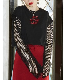 jouetie | オーバーメッシュトップス(Tシャツ/カットソー)