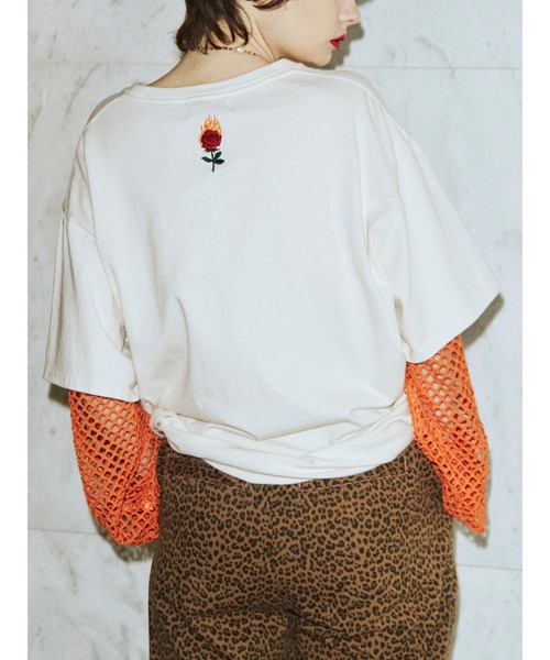 jouetie オーバーシャツ オーバーメッシュトップス（Tシャツ/カットソー）｜jouetie