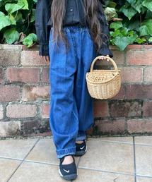 CIAOPANIC TYPY | 【KIDS】甘織りボリュームデニムパンツ(デニムパンツ)