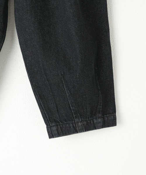 CIAOPANIC TYPY（チャオパニックティピー）の「【KIDS】甘織りボリュームデニムパンツ（デニムパンツ・キッズ・ブラック/ネイビー・SMALL/MEDIUM/LARGE/X-LARGE/XX-LARGE）」の17枚目の写真