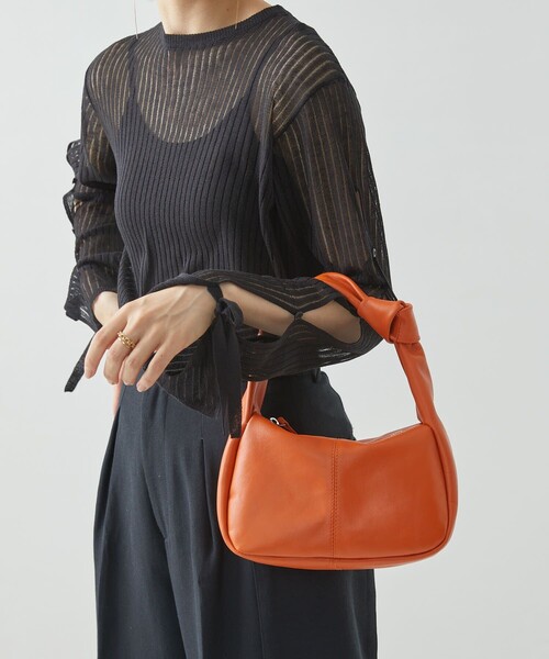 Firsthand（ファーストハンド）の「Firsthand/ファーストハンド レザームスビハンドバッグ / 防水レザー（ボディバッグ/ウエストポーチ・レディース・ホワイト/オレンジ/ブラック/ブラウン/グリーン・ONE SIZE）」の18枚目の写真