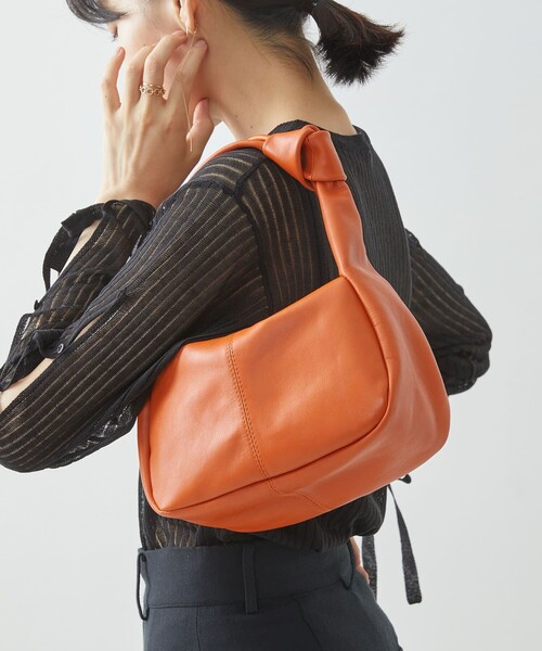 Firsthand（ファーストハンド）の「Firsthand/ファーストハンド レザームスビハンドバッグ / 防水レザー（ボディバッグ/ウエストポーチ・レディース・ホワイト/オレンジ/ブラック/ブラウン/グリーン・ONE SIZE）」の19枚目の写真