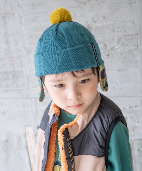 RAGMART（ラグマート）の「ワッチキャップ（ニットキャップ/ビーニー・キッズ・ピンク/キャメル/グリーン・M/L/S）」の4枚目の写真