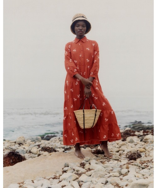 Erdem(アーデム)の「SMALL STRAW BAG(トートバッグ・レディース・ホワイト・ONE SIZE)」の2枚目の写真