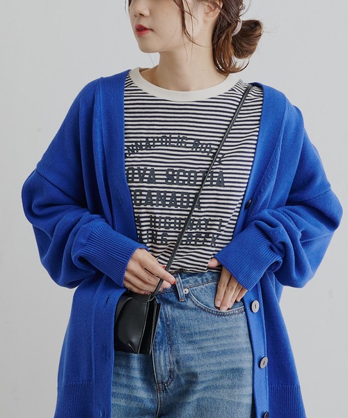 PUAL CE CIN(ピュアルセシン)の「ガーゼ天竺カレッジロゴTシャツ(Tシャツ/カットソー・レディース・チャコールグレー/その他/ナチュラル・FREE)」の16枚目の写真