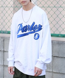 【ビッグシルエット】ロゴ クルーネックスウェット