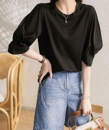 ボリュウームスリーブTシャツ