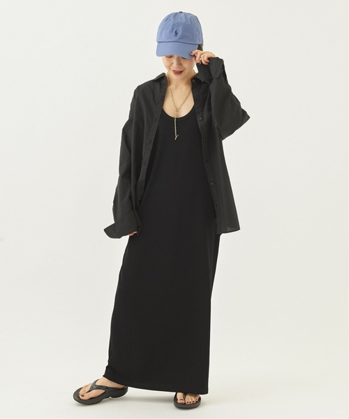 plage（プラージュ）の「《追加》リブタンクワンピース3（ワンピース・レディース・ブラック/ベージュ・FREE）」の13枚目の写真