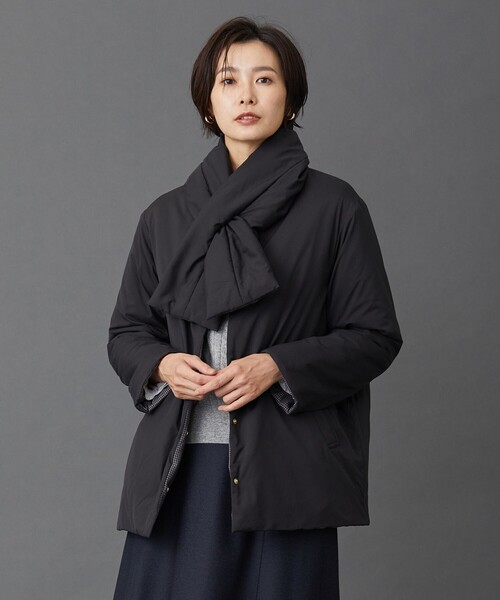 J.PRESS(ジェイプレス)の「ピーチマルチポリリバーシブル アウター(その他アウター・レディース・ブラウン系/ブラック系・9/11)」の1枚目の写真