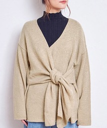Isn't She?（イズントシー）の「サイドリボンカシュクールニット（ニット/セーター）」