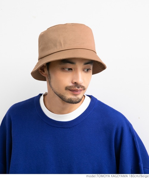 coca（coca）（コカ）の「メンズチノバケットハット（ハット・メンズ・ブラック/ベージュ・ONE SIZE）」の8枚目の写真