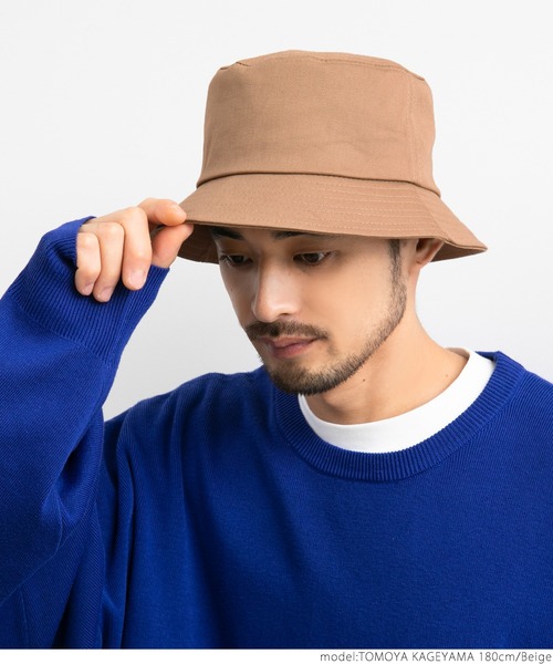coca（coca）（コカ）の「メンズチノバケットハット（ハット・メンズ・ブラック/ベージュ・ONE SIZE）」の10枚目の写真