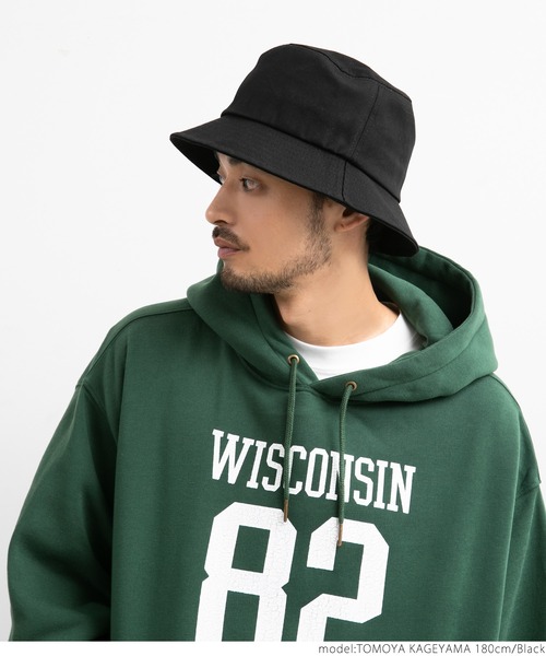 coca（coca）（コカ）の「メンズチノバケットハット（ハット・メンズ・ブラック/ベージュ・ONE SIZE）」の5枚目の写真