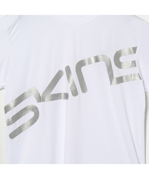 SKINS(スキンズ)の「SKINS(スキンズ)ロゴTシャツ(ポロシャツ・メンズ・ブルー/ブラック/ホワイト・46/48/50)」の6枚目の写真
