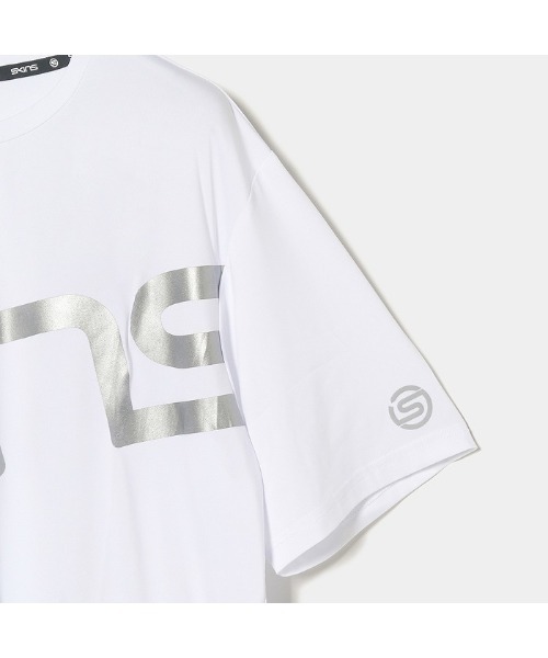 SKINS(スキンズ)の「SKINS(スキンズ)ロゴTシャツ(ポロシャツ・メンズ・ブルー/ブラック/ホワイト・46/48/50)」の7枚目の写真