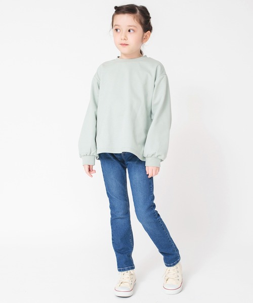 BRANSHES(ブランシェス)の「【WEB限定】バックフリルトレーナー(スウェット・キッズ・ライトグリーン/ラベンダー/ピンクベージュ・100/110/120/130/140/150)」の7枚目の写真