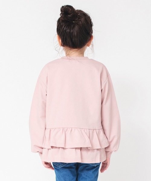 BRANSHES(ブランシェス)の「【WEB限定】バックフリルトレーナー(スウェット・キッズ・ライトグリーン/ラベンダー/ピンクベージュ・100/110/120/130/140/150)」の20枚目の写真