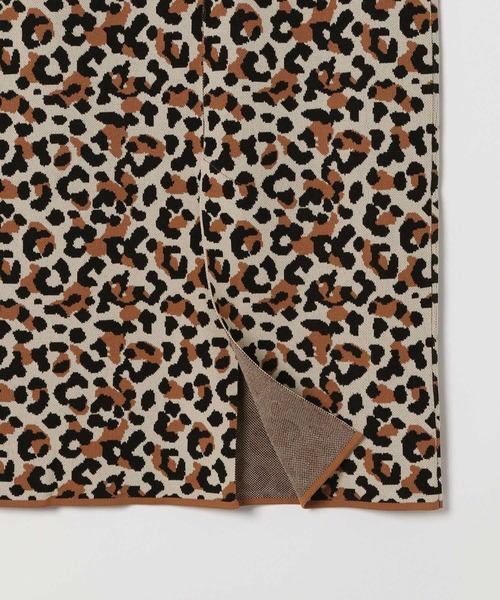 yuw（ユウ）の「レオパードニットタイトスカート　170780（スカート・レディース・レオパード・FREE）」の4枚目の写真