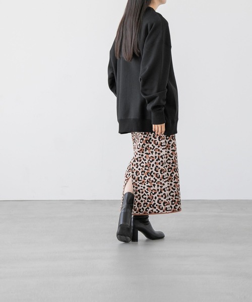 yuw（ユウ）の「レオパードニットタイトスカート　170780（スカート・レディース・レオパード・FREE）」の15枚目の写真