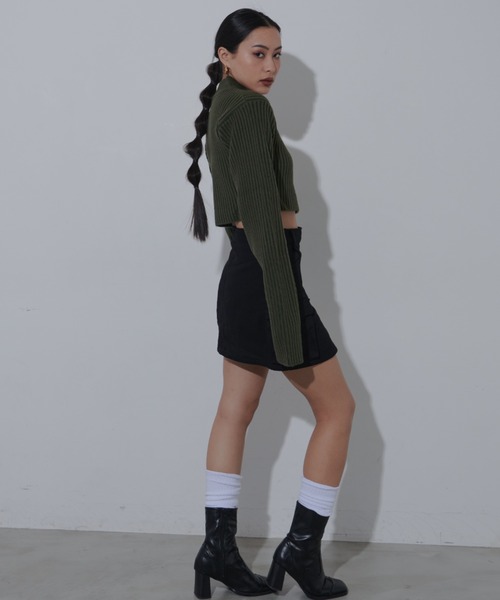 FIG&VIPER（フィグアンドバイパー）の「カーゴミニスカート（スカート・レディース・ブラック/ブラウン/カモフラージュ・M/S）」の13枚目の写真