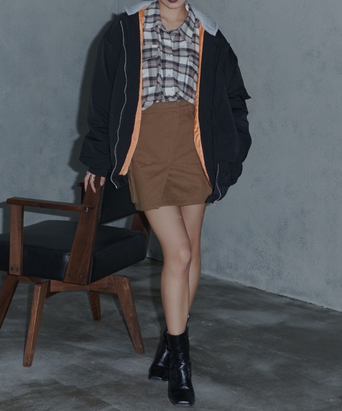 FIG&VIPER（フィグアンドバイパー）の「カーゴミニスカート（スカート・レディース・ブラック/ブラウン/カモフラージュ・M/S）」の22枚目の写真