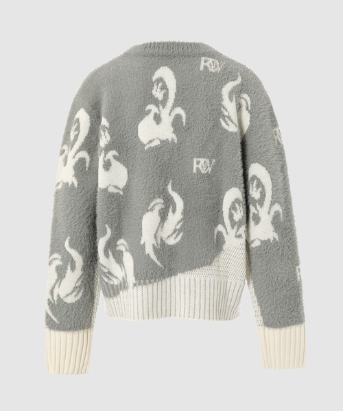 Jacquard pullover sweater