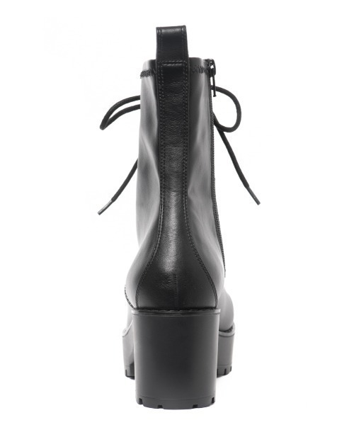 REZOY(リゾイ)の「【22AW新作】【REZOY】厚底ユニットソールレースアップショートブーツ(ブーツ・レディース・ブラック・LL/S/M/L)」の4枚目の写真